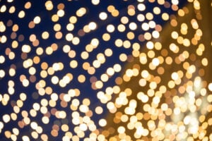 christmas lights at Oulu, Rotuaarilla