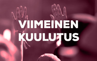 Tapahtumien innovaatiotestaukseen ehtii vielä!