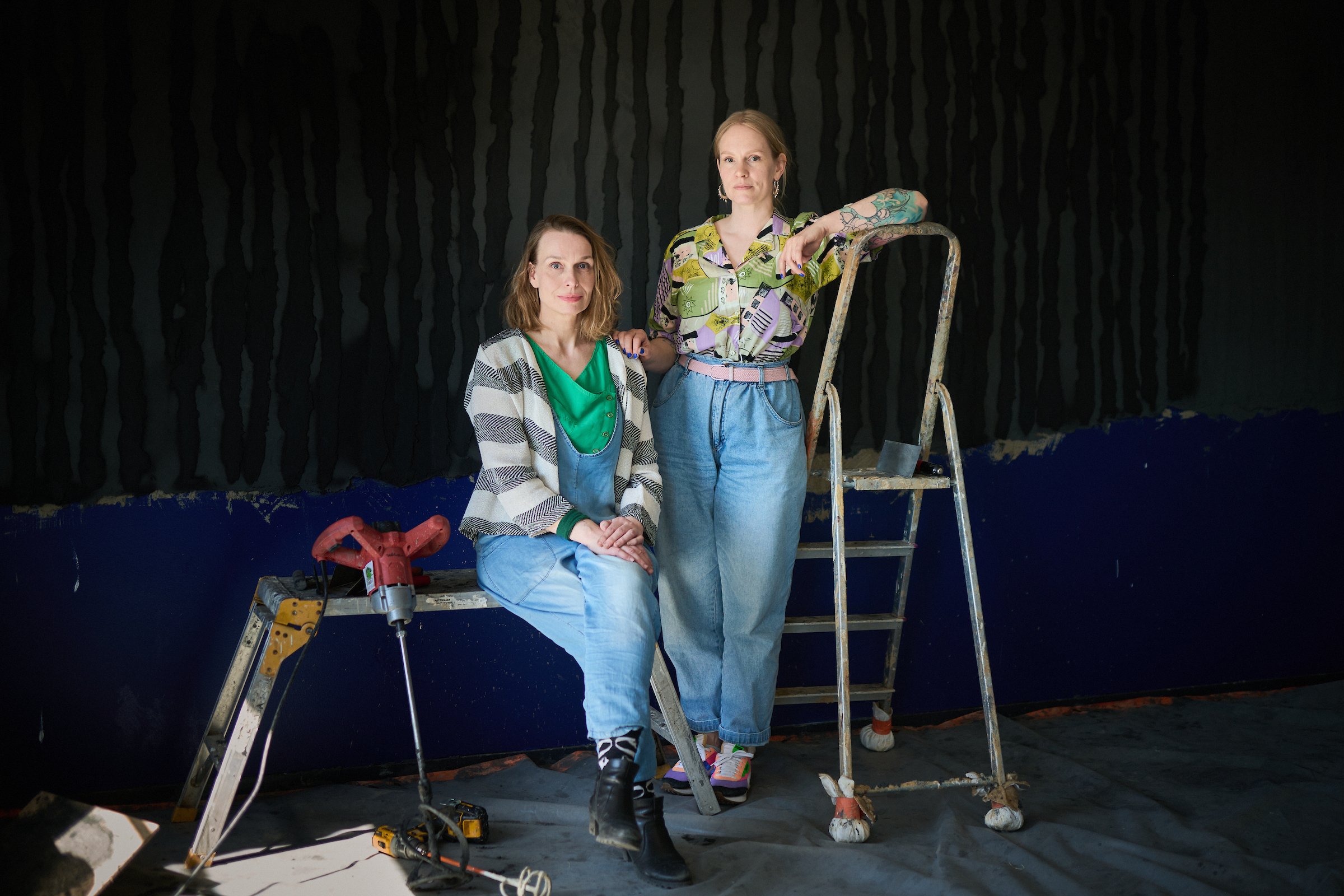 Art team MURRR! / Ulla Phillips and Jenni Valtakari / Photo: Mikko Ovaska