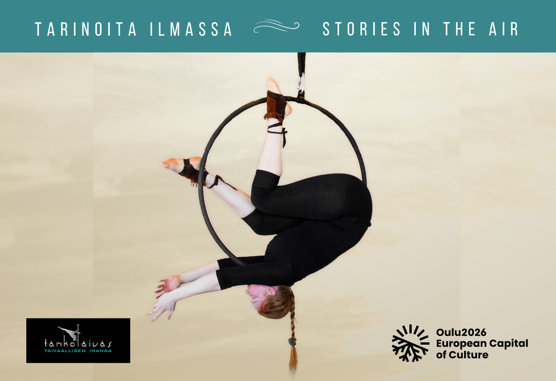 Aerial Acrobat Miia Haanpää. Photo by Petra Hulkkonen.