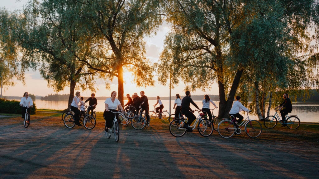 Tallinnan kamariorkesteri Lammasjärven rannalla, kuvaaja: Juuso Westelund