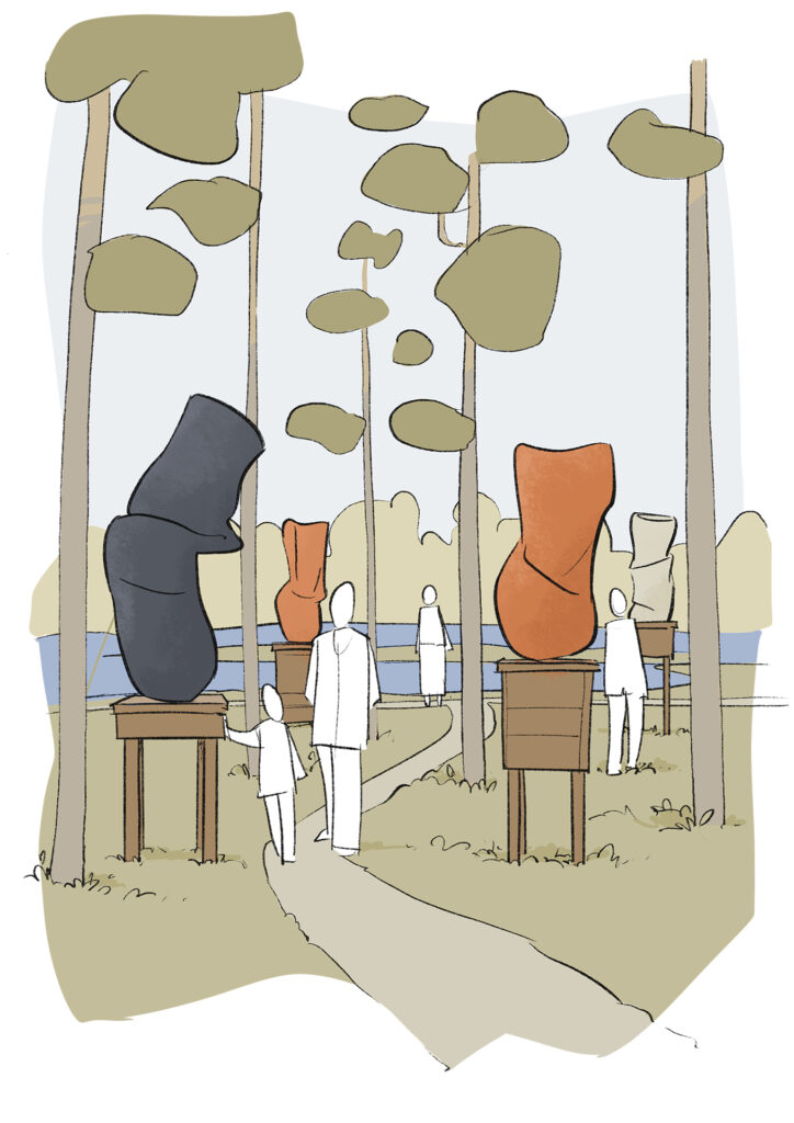 kuvituskuva Ranti Bamin teoksesta Ilé-Ìlá