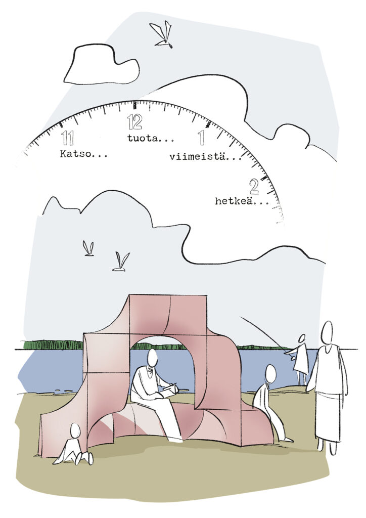 kuvituskuva Superflexin teoksesta Super Kello