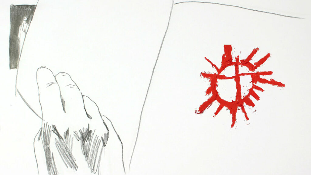 Eiril Linge: Farmor forteller, 2023 (still image from a video). Photo: Eiril Linge.