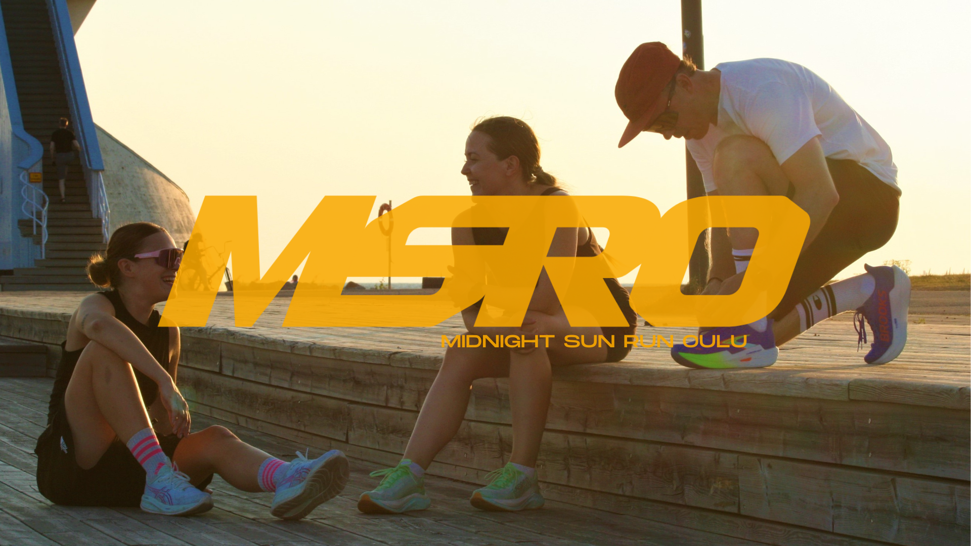 People in Nallikari / Photo: Northern Endurance Events Oy