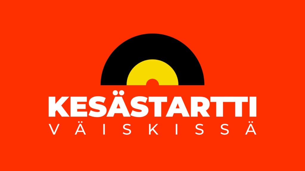 Kesästartti Väiskissä tapahtuma. Visuaalinen ilme Jere Huttula.