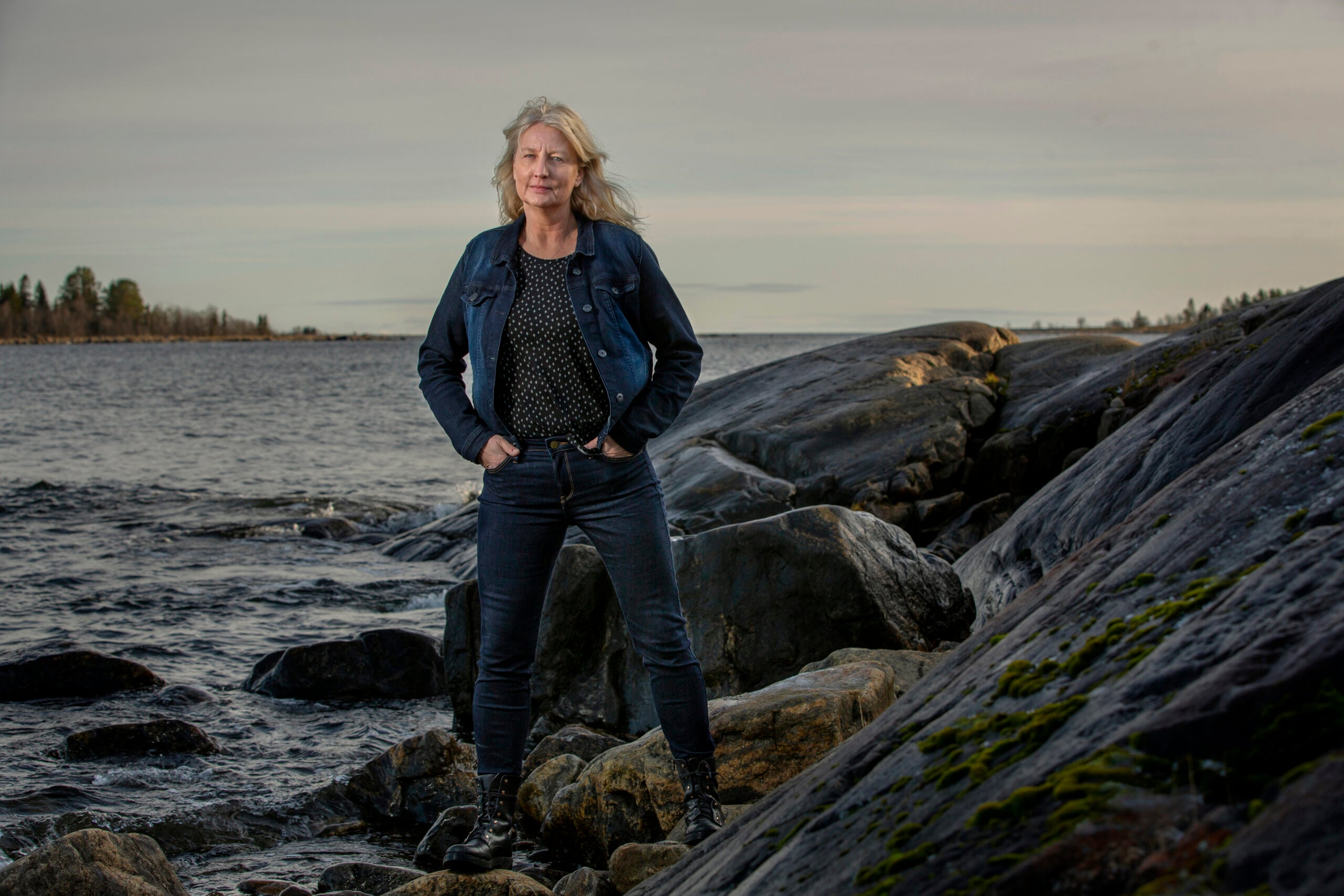 Kirjailija Karin Smirnoff on yksi Raahen kirja- ja levymessujen päävieraista. Kuvaaja: Johan Gunseus