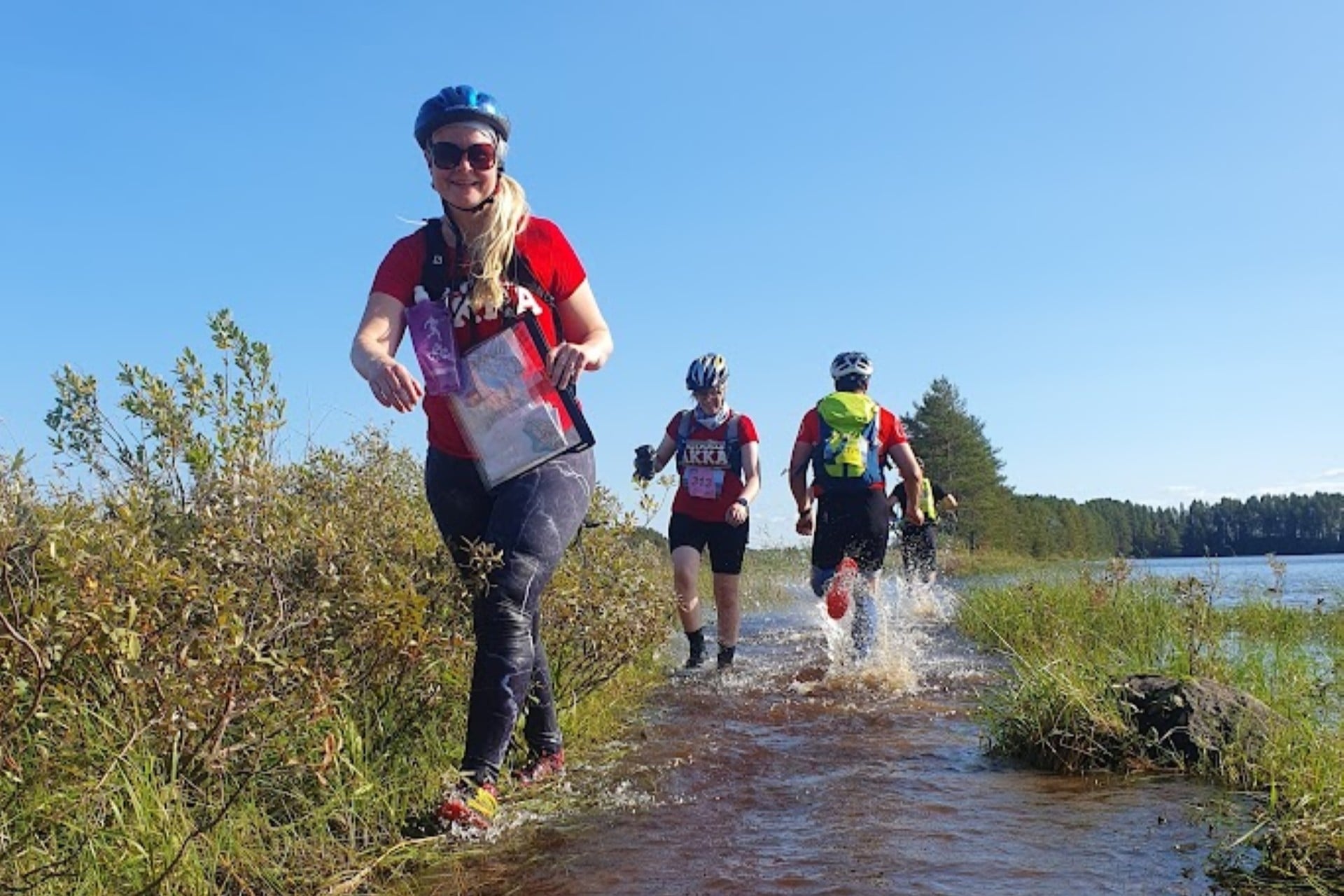 Lost in Kainuu -kisa vauhdissa 9.9.2023. Kuvaaja: Anni Heikkinen