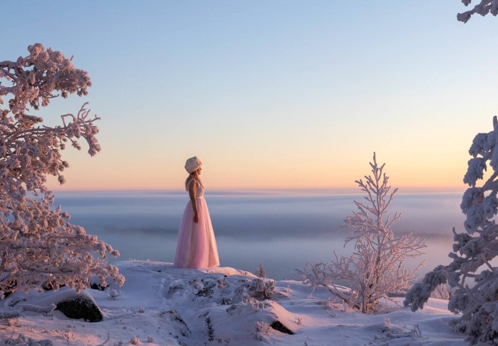 Marjo Koskenkorva's photo Infinity is part of the Glimpses of the North (Välähdyksiä) exhibition
