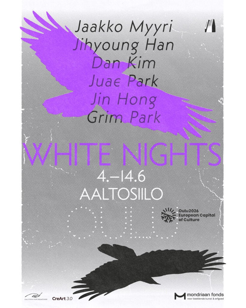 White Nights exhibition poster (Graphic designer: Samuli Saarinen)