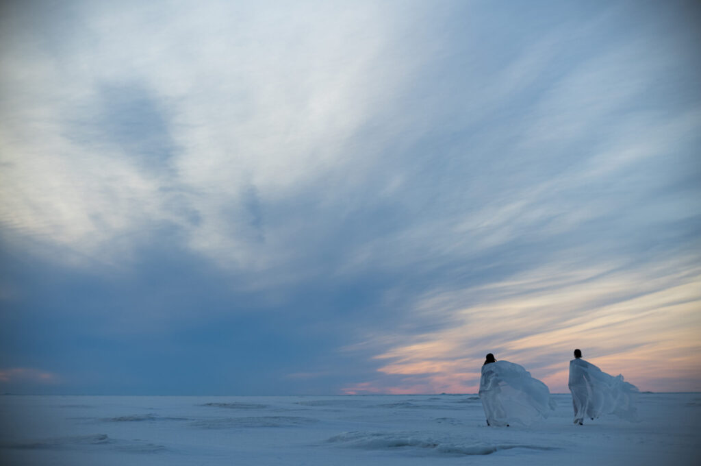 YUIMA NAKAZATO, GLACIER, March 2025, photographed in Hailuoto. Photograph: Yuima Nakazato.