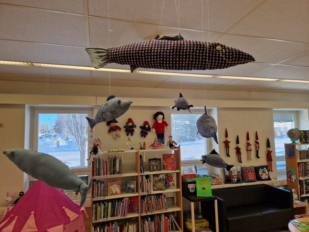 Children’s exhibition at a library