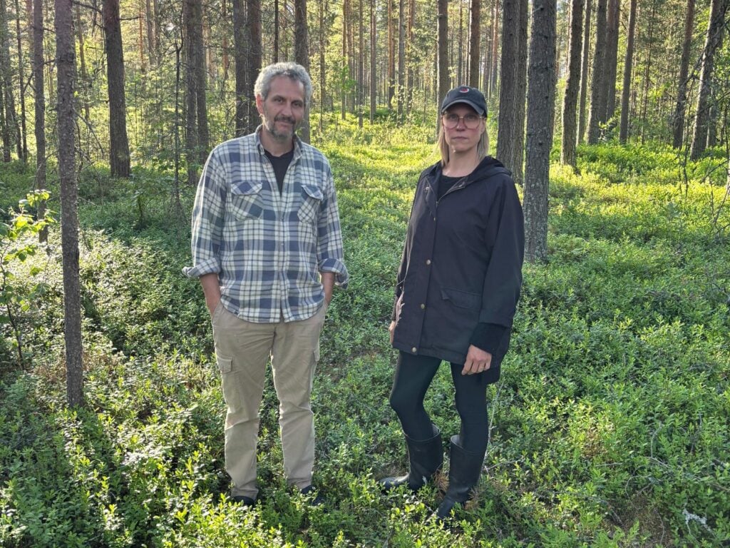 CONVIVIUM esityksen taiteilijat Eija Ranta ja Tammaro Chiacchio