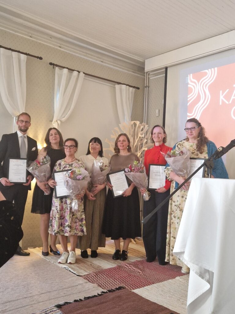 Käsityögaalassa palkittiin alan osaajia