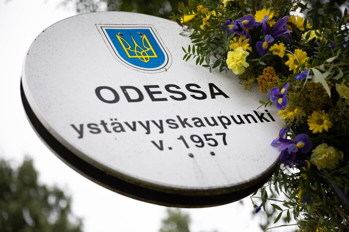 odessa oulun ystävyyskaupunki-merkki