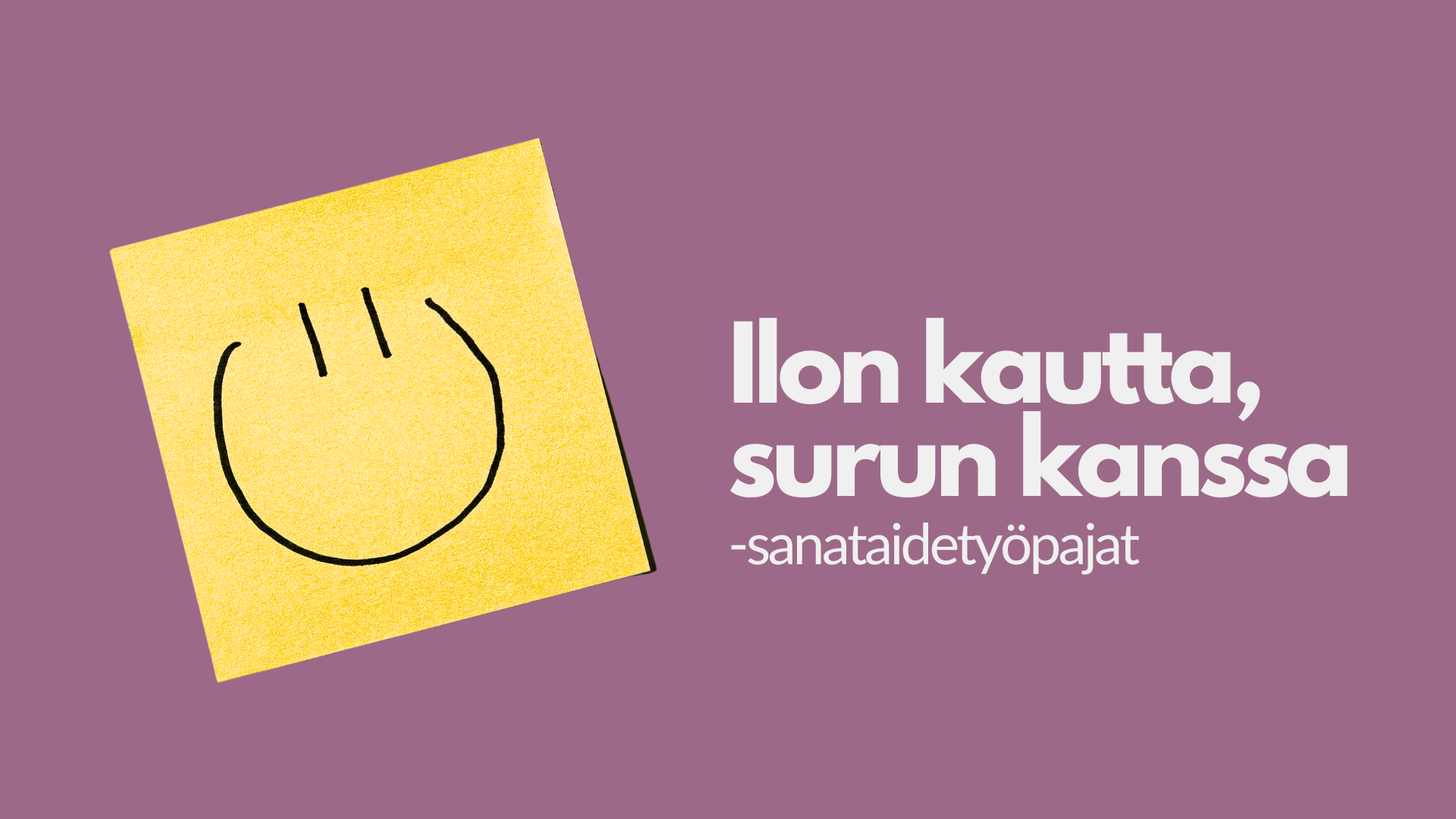 Tule kirjoittamaan tunteista